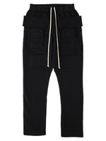 Black Regular Cargo Pants 1