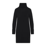 Black Knitted Turtle Neck Mini Dress 1