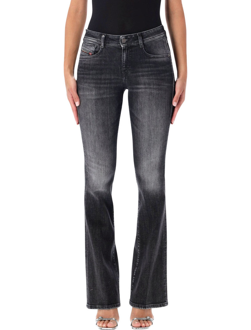 Black Mid Rise Jeans 1