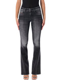 Black Mid Rise Jeans 1