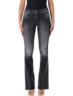 Black Mid Rise Jeans 1