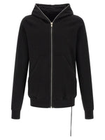 Black Regular Zip Up Hoodie 1