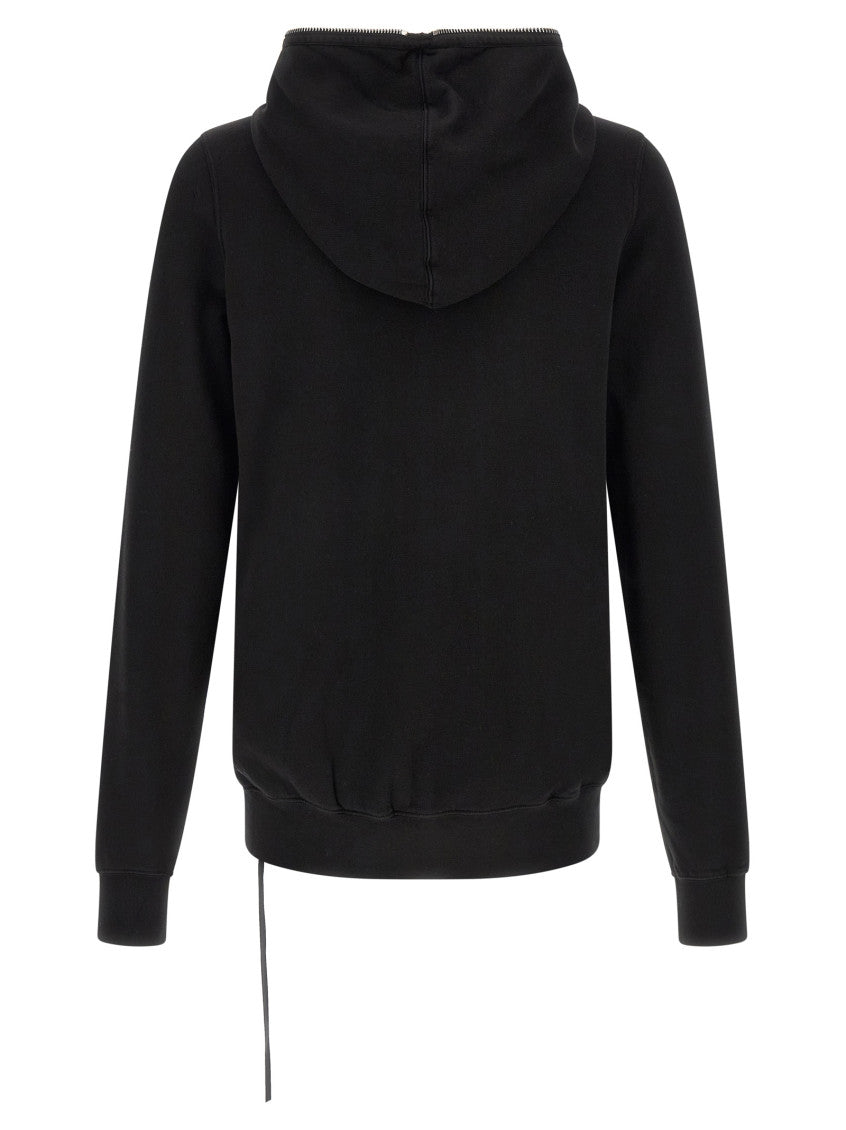 Black Regular Zip Up Hoodie 2