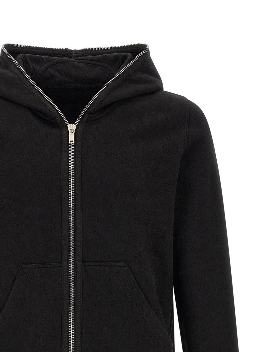 Black Regular Zip Up Hoodie 3