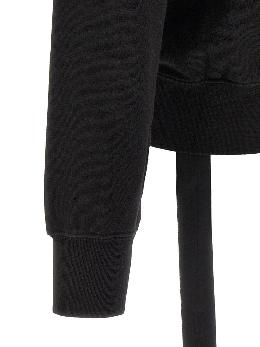 Black Regular Zip Up Hoodie 4