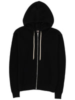 Black Relaxed Zip Up Hoodie 1
