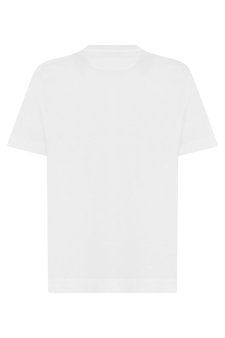 White Crew Neck T-Shirt 2