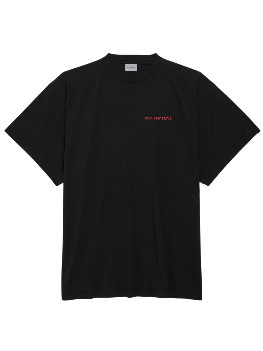 Black Oversized Logo T-Shirt 1