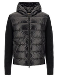 Black Quilted Hood Jacket 1