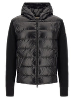 Black Quilted Hood Jacket 1