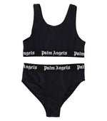 2-piece Black Logo Polyamide Bikni Set (Girls) 1