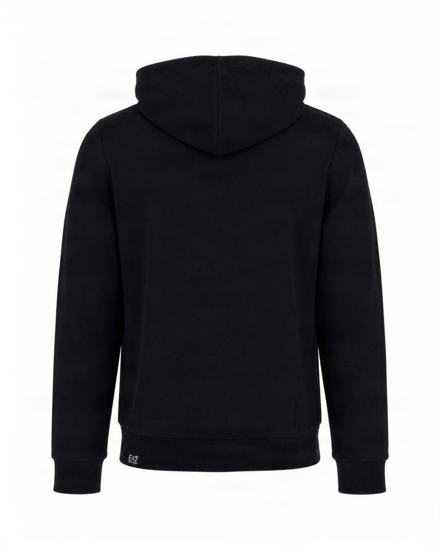 Black Logo Regular Hoodie 2