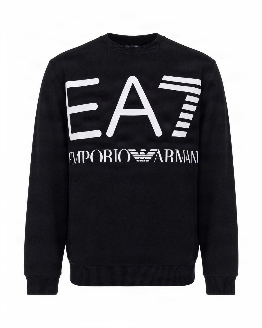 Black Crew Neck Sweatshirt 1
