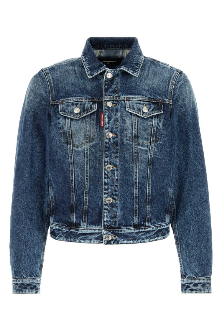 Blue Regular Denim Jacket 1