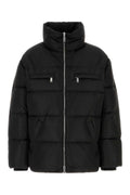 Black Mock Collar Jacket 1