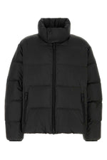 Black Regular Quilted Jacket 1