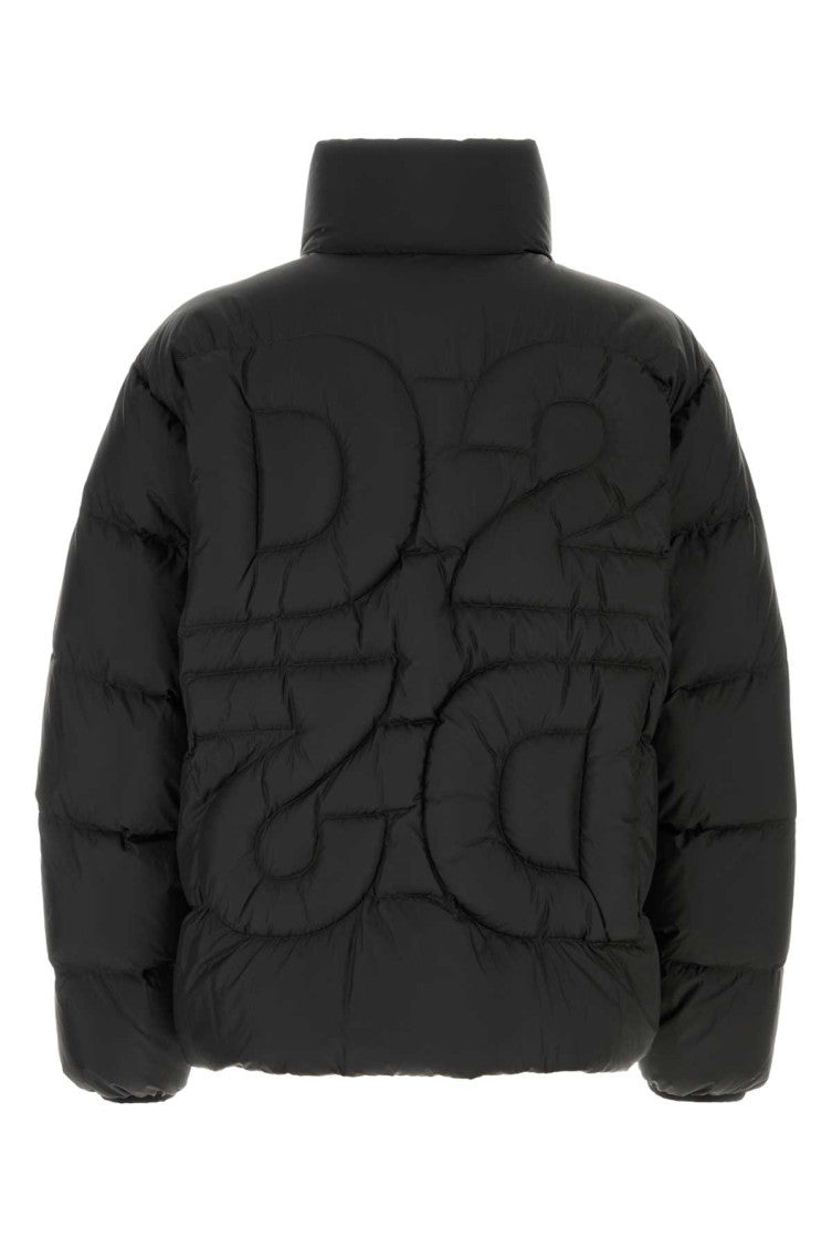 Black Regular Quilted Jacket 2