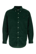 Green Regular Corduroy Shirt 1
