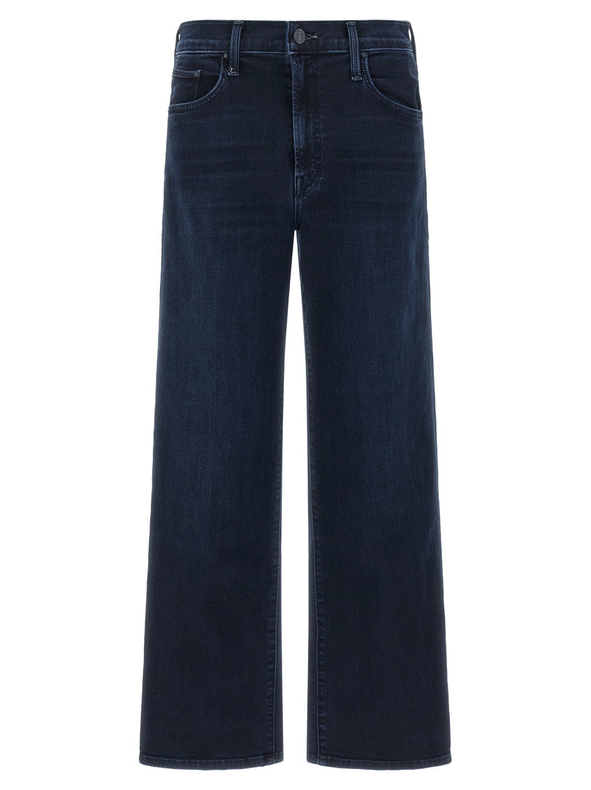 Blue Straight Mid Rise Jeans 1
