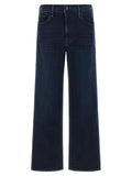 Blue Straight Mid Rise Jeans 1