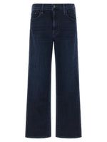 Blue Straight Mid Rise Jeans 1