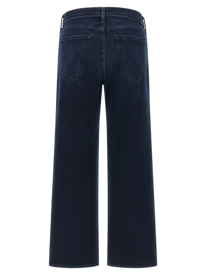 Blue Straight Mid Rise Jeans 2