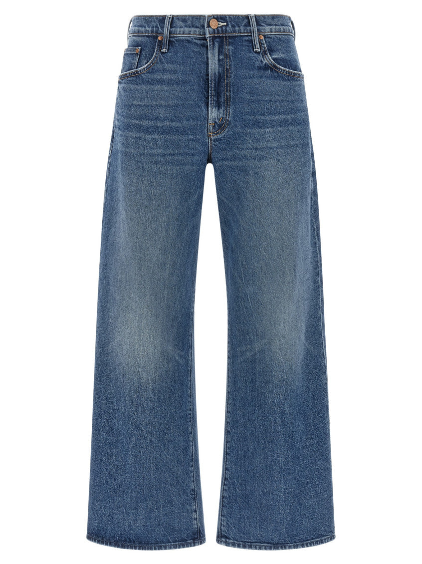Blue Relaxed Mid Rise Jeans 1