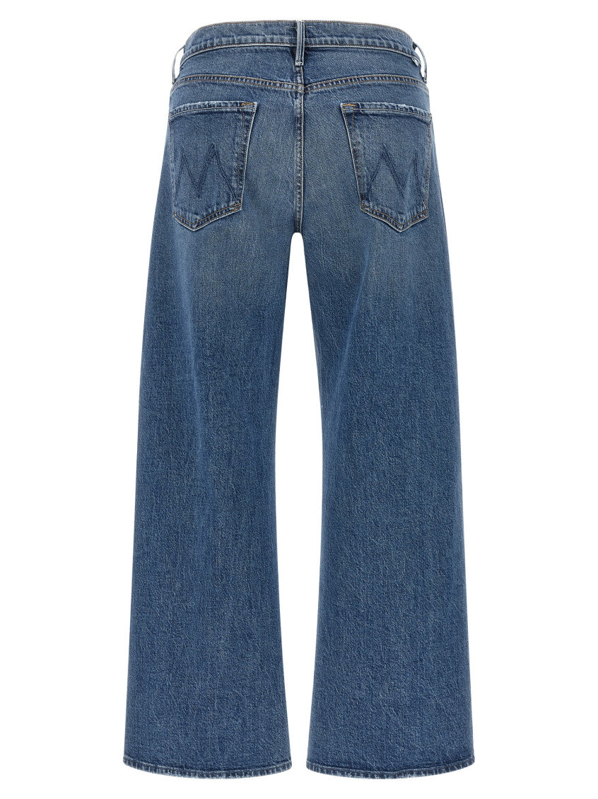 Blue Relaxed Mid Rise Jeans 2