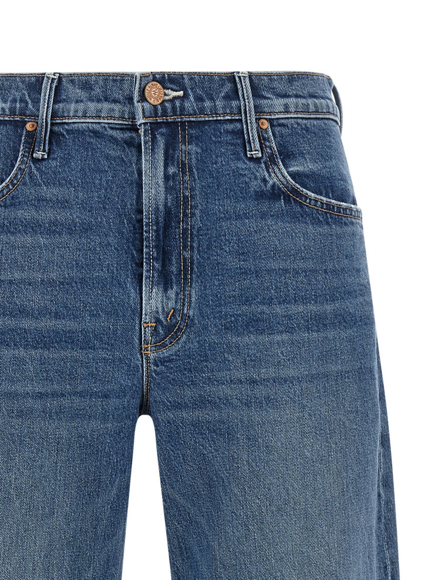 Blue Relaxed Mid Rise Jeans 3
