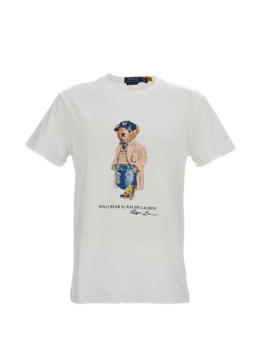 White Crew Neck T-Shirt 1