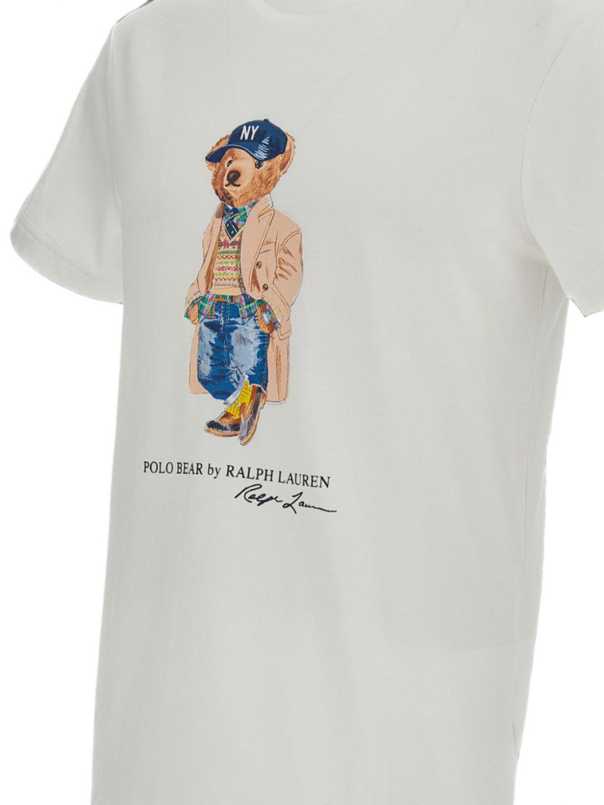 White Crew Neck T-Shirt 3