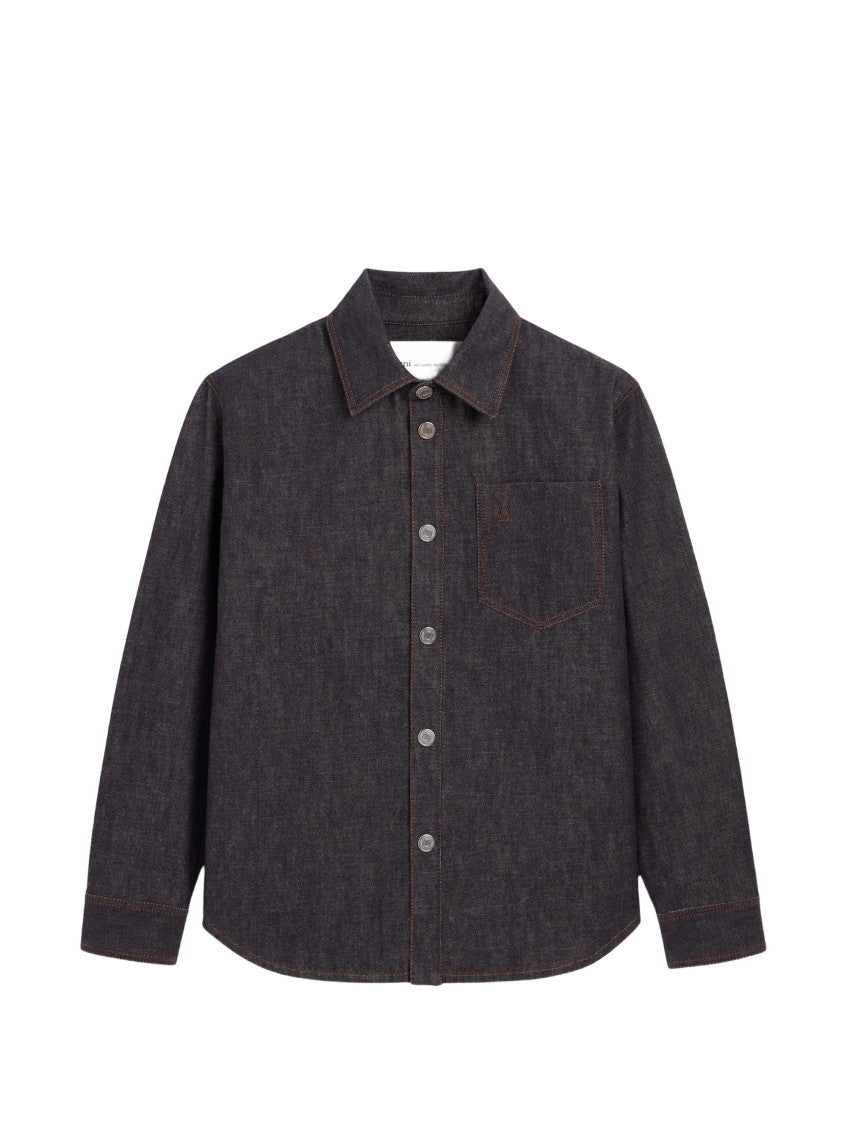 Indigo Relaxed Overshirt 1