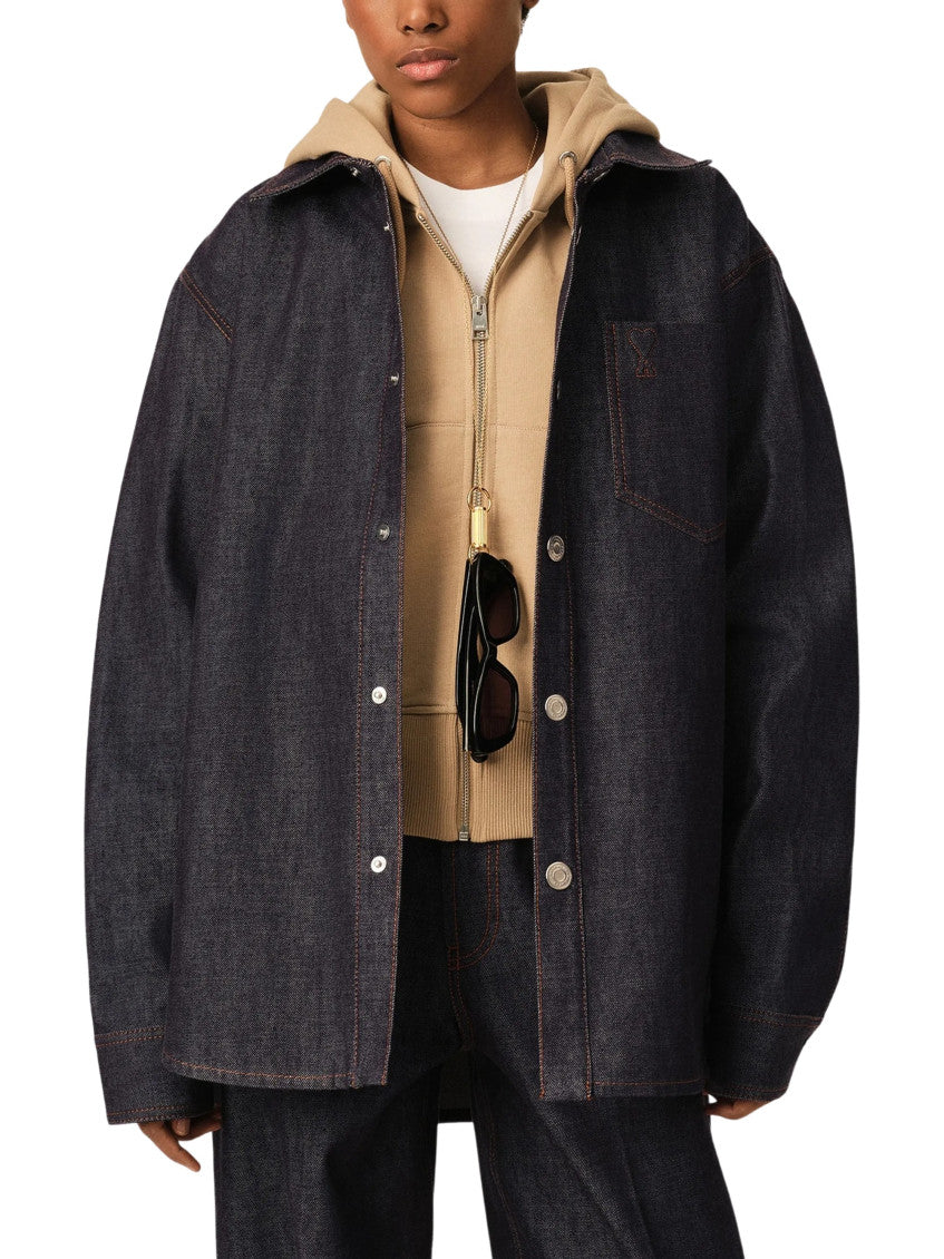 Indigo Relaxed Overshirt 2