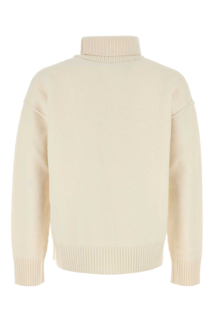 Beige Turtle Neck Sweater 2