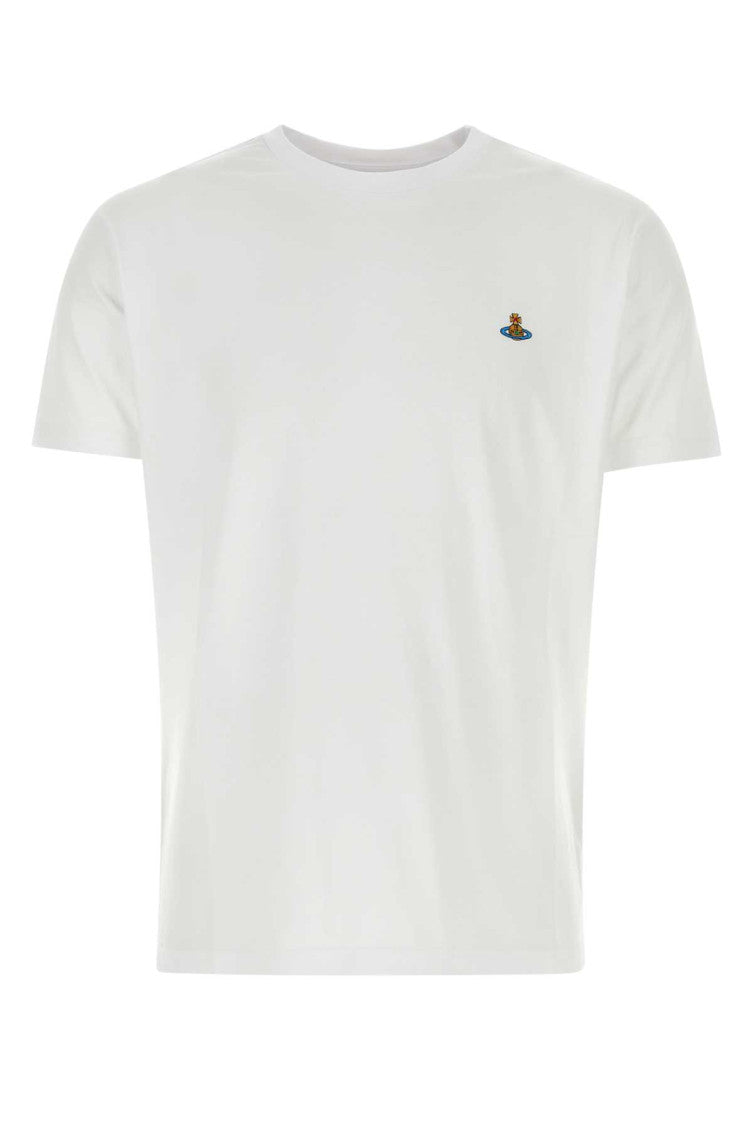White Crew Neck T-Shirt 1