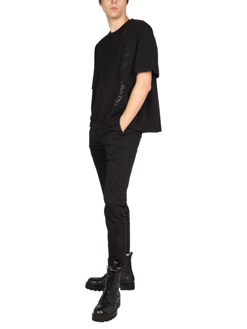 Black Crew Neck T-Shirt 2