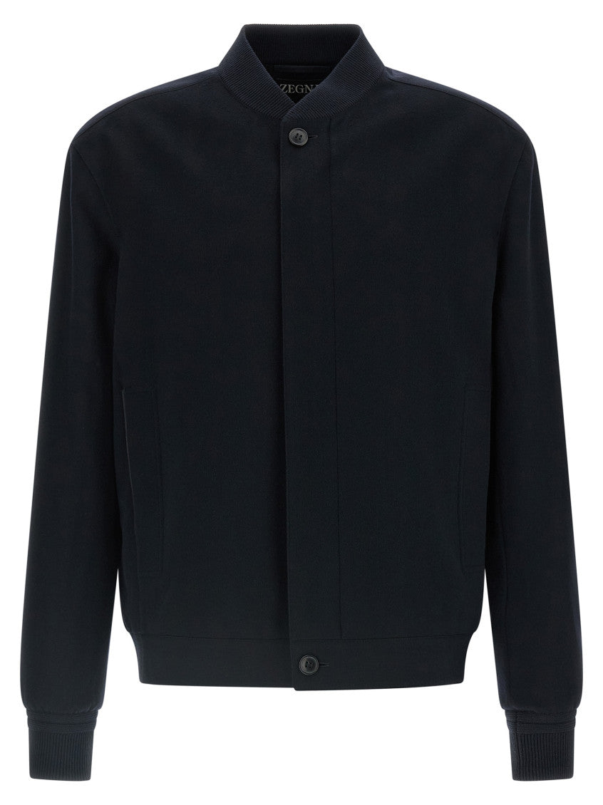 Blue Regular Bomber Jacket 1