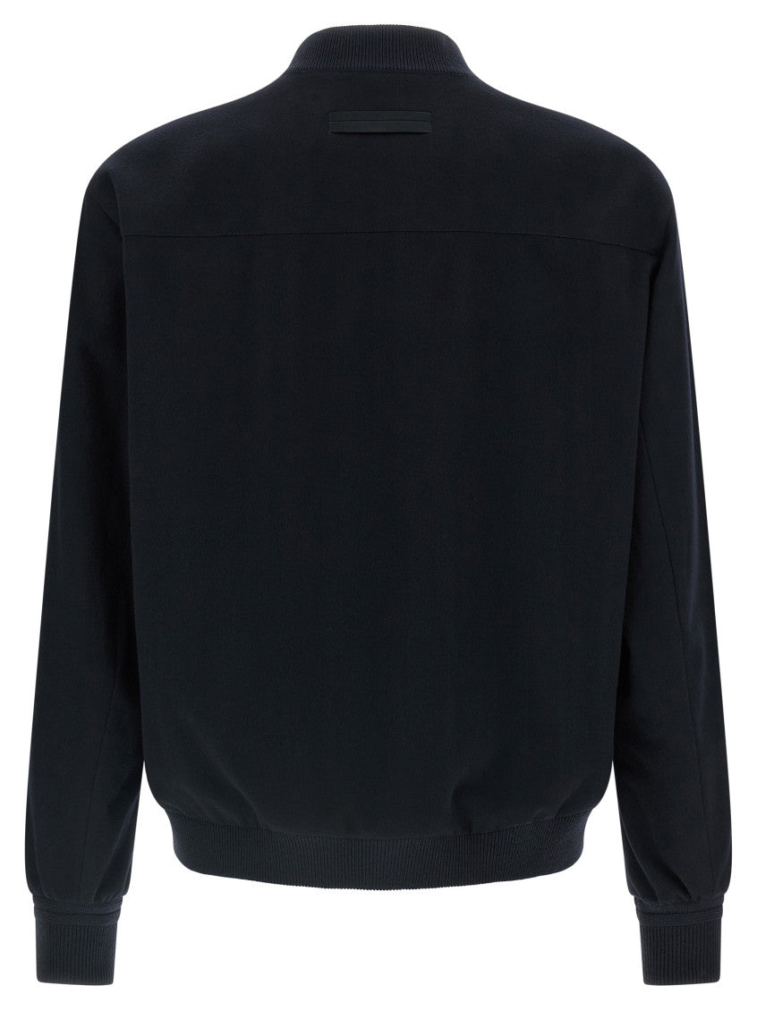 Blue Regular Bomber Jacket 2