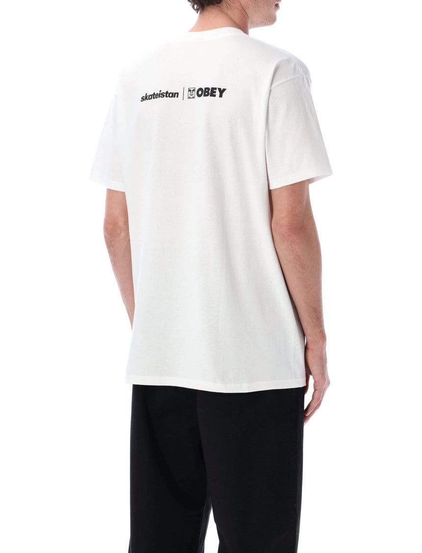 White Crew Neck T-Shirt 2