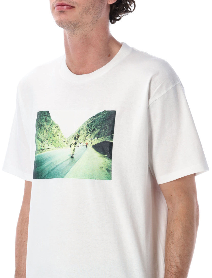 White Crew Neck T-Shirt 3