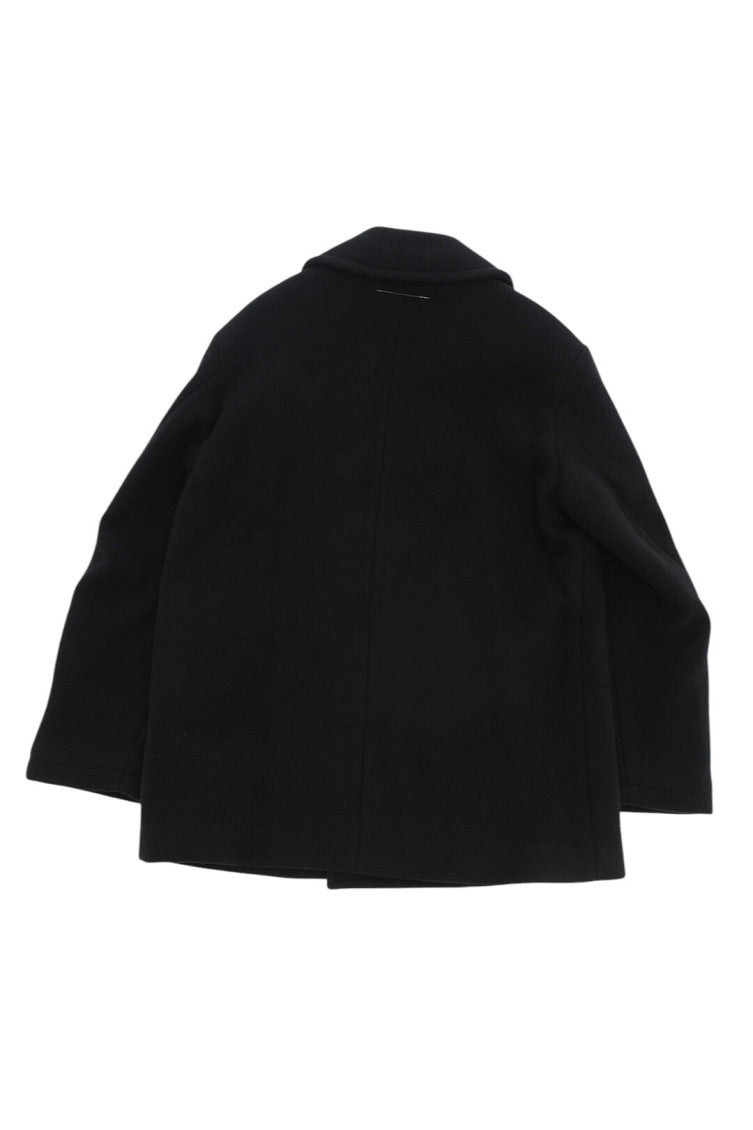Girls Black Solid Blazer 2