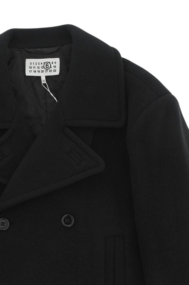 Girls Black Solid Blazer 3