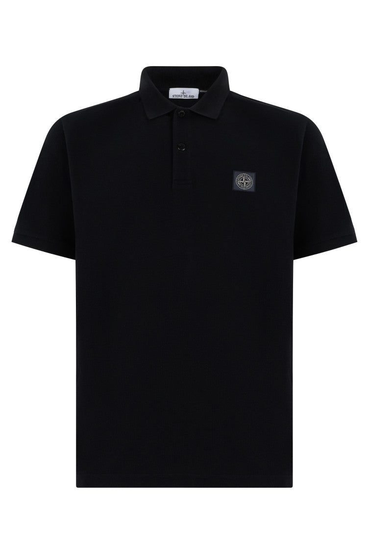 Black Regular Logo Polo 1
