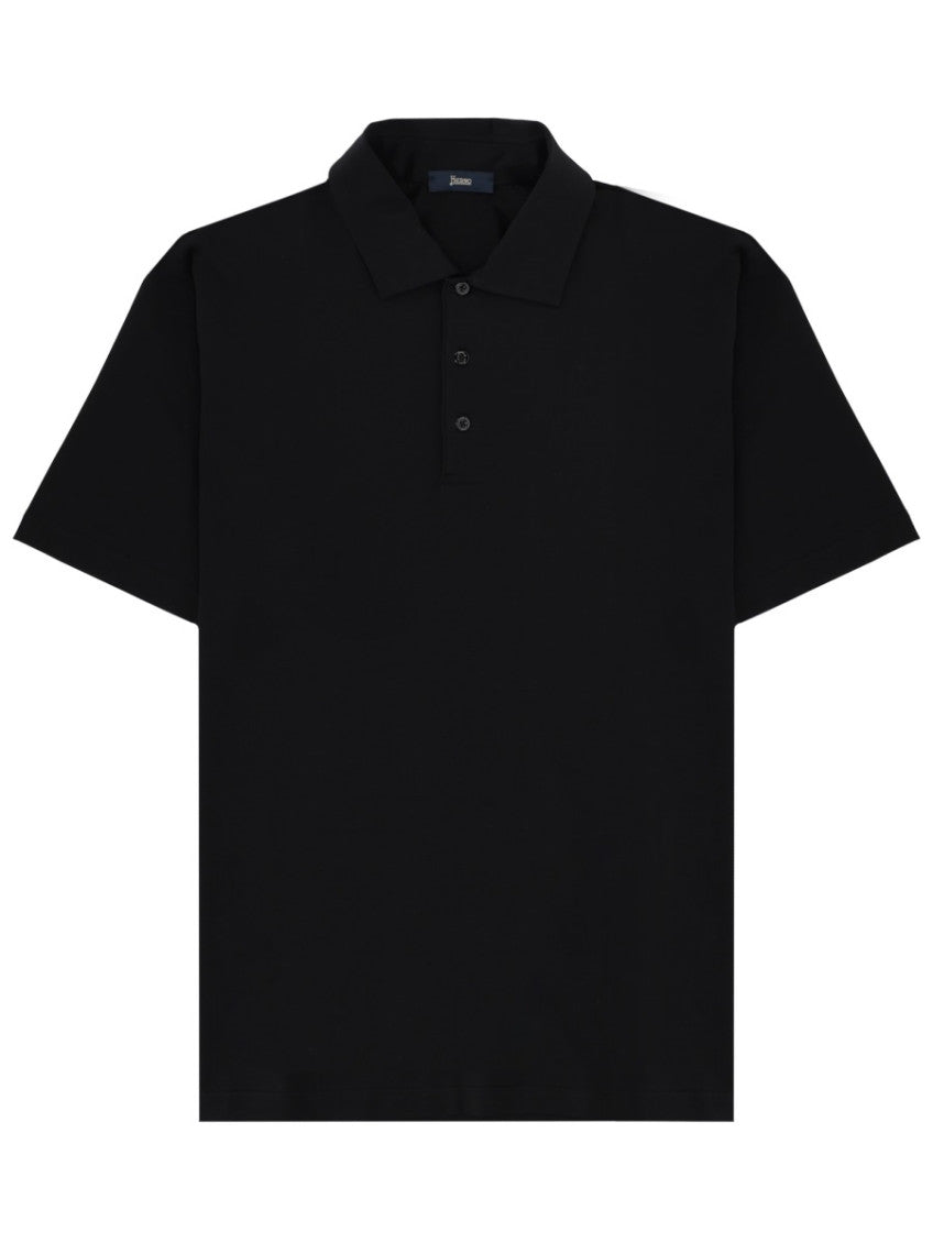 Black Shirt Collar Polo 1