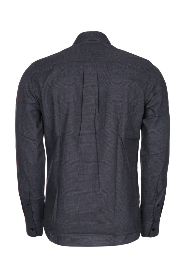 Grey Relaxed Check Shirt 2