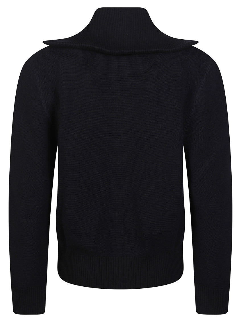 Blue Regular Zip Up Cardigan 3