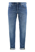 Blue Mid Rise Jeans 1