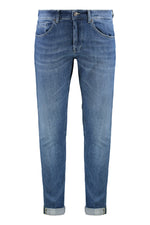 Blue Mid Rise Jeans 1