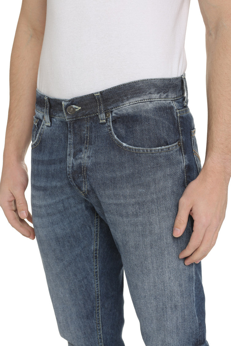 Blue Low Rise Jeans 5