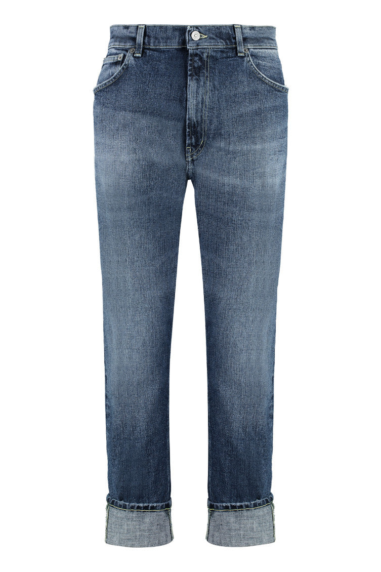 Blue Mid Rise Jeans 1